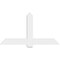 Ekena Millwork Eugene Architectural Grade PVC Gable Bracket, 60"W x 32 1/2"H x 2"D x 6"F, 13/12 Pitch GBP060X33X0206EUG00 - alternate 5